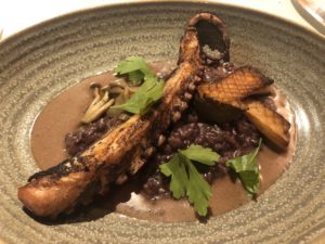 octopus and risotto